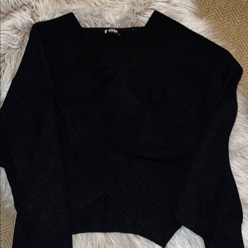 Elegant Black Women's Sweater
